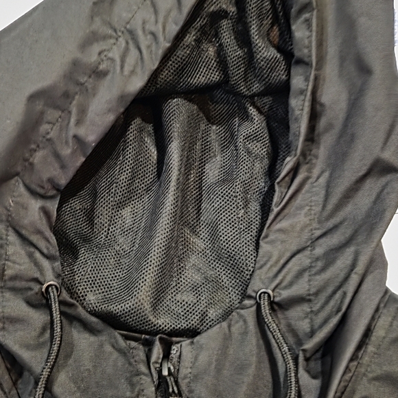 Lifestyle Men's Black Mesh Hooded Windbreaker Rain Jacket Size 2XL - Picture 6 of 8